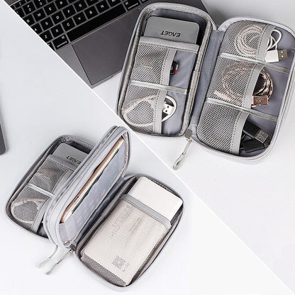Double Layer Travel Gadget Organizer Pouch Executive Gifts Singapore