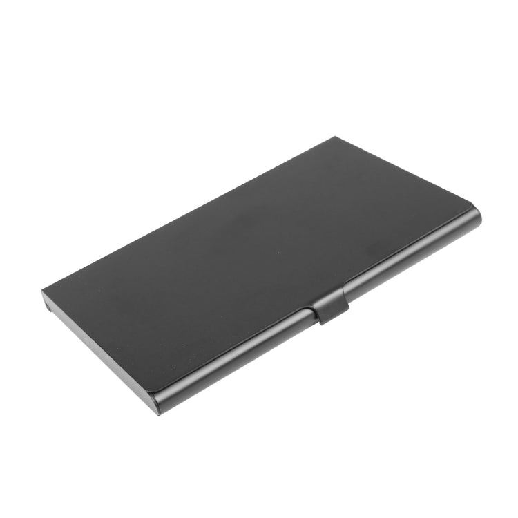 Black Aluminium Name Card Holder Executive Corporate Gifts Singapore