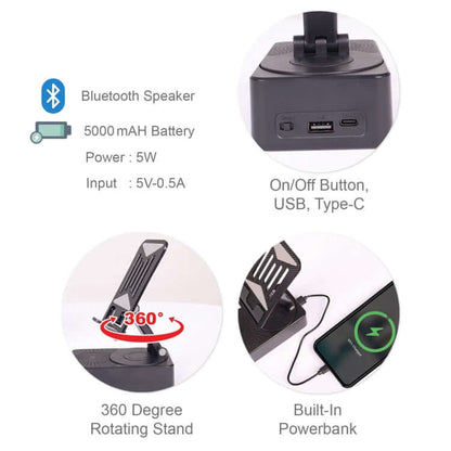 3 in 1 Phone Holder, Powerbank, Bluetooth Speaker Executive Corporate Gifts Singapore