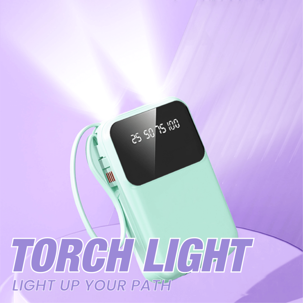 Mini Powerbank 10000mAh with 4 Built-in Cable Executive Corporate Gifts Singapore