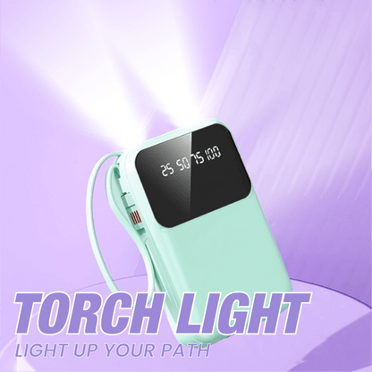 Mini Powerbank 10000mAh with 4 Built-in Cable Executive Corporate Gifts Singapore