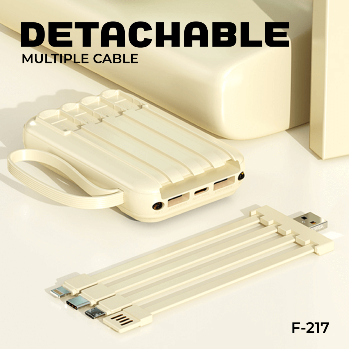 Powerbank 10000mAh with Detachable Cable Executive Corporate Gifts Singapore