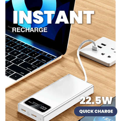 10000mAh PD22.5W Supwer Quick Charge Powerbank with Built-in Cables Executive Corporate Gifts Singapore