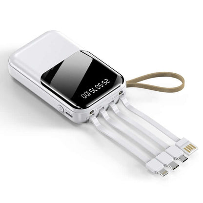 10000mAh Powerbank with 4 Detachable Cable Executive Corporate Gifts Singapore