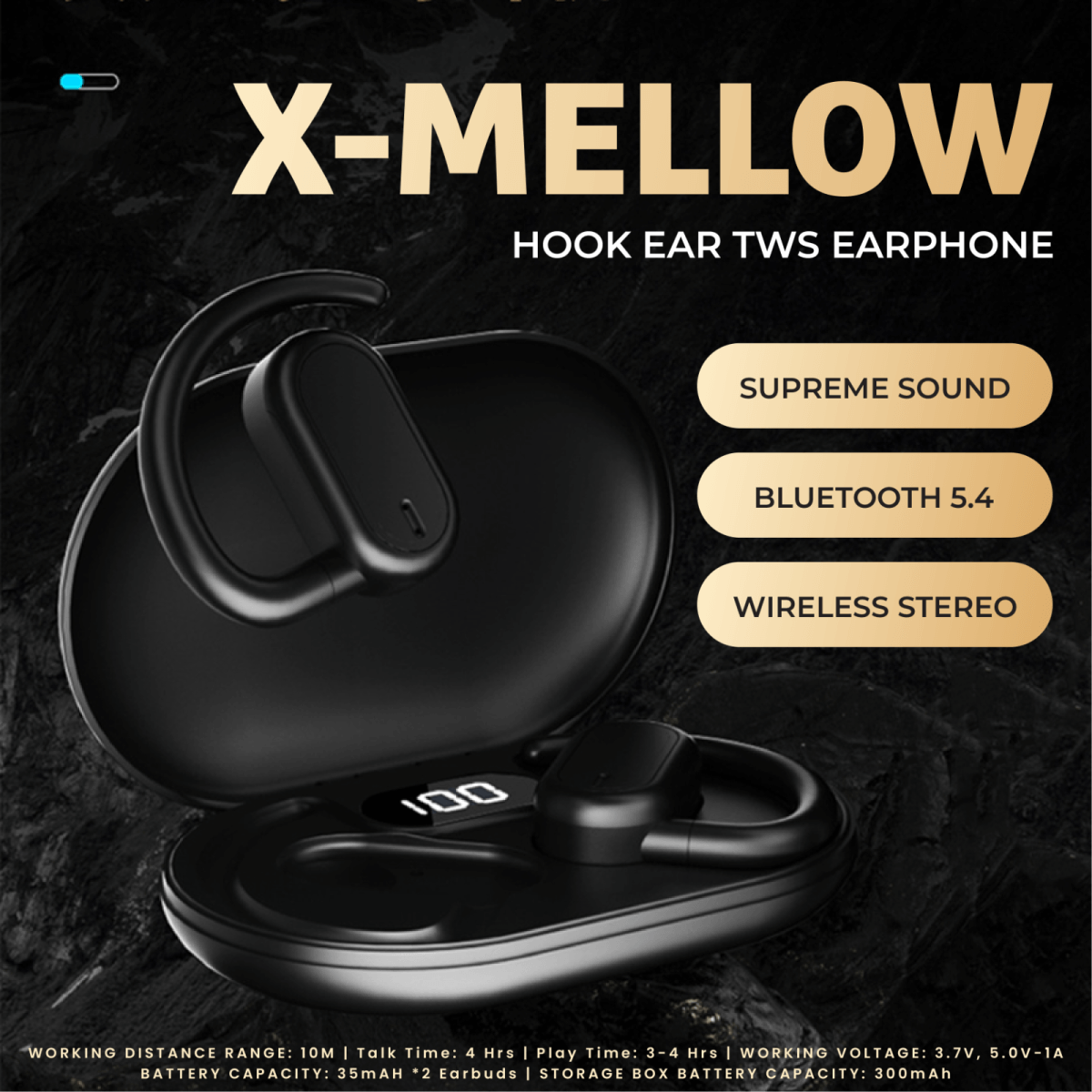 X-MELLOW TWS Earphone With Supreme Sound Quality Executive Corporate Gifts Singapore