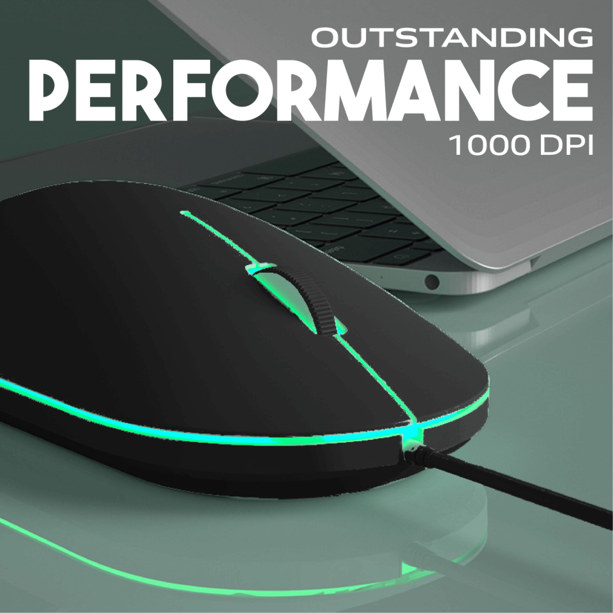 1000 DPI High Performance USB Mouse with Ergonomic Design Executive Corporate Gifts Singapore