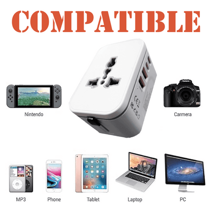 World Travel Adaptor With PD20W Quick Charge Executive Gifts Singapore