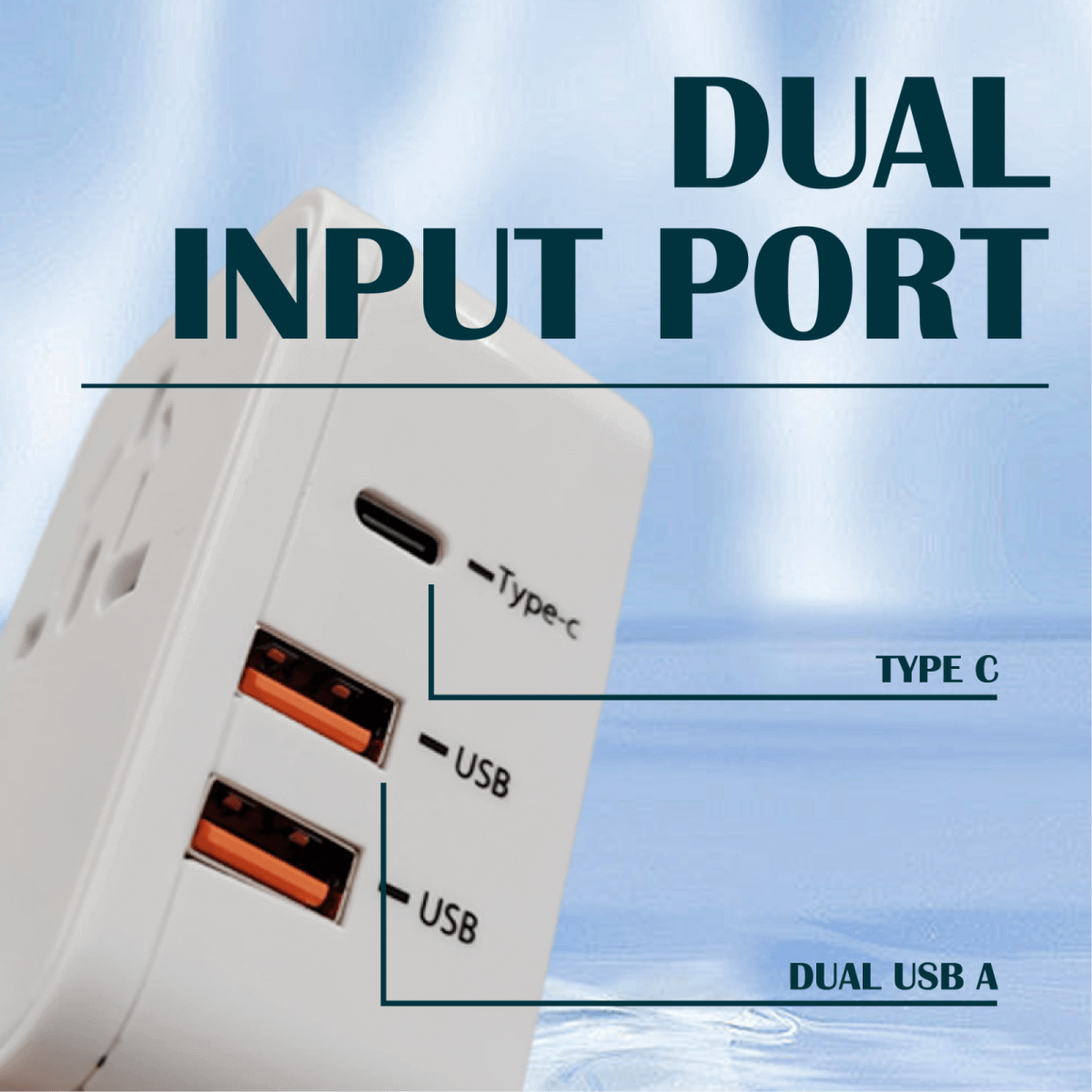 Travel Adaptor With PD20W Quick Charge Executive Gifts Singapore