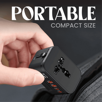 World Travel Adaptor With 3.4A Fast Charge Executive Gifts Singapore