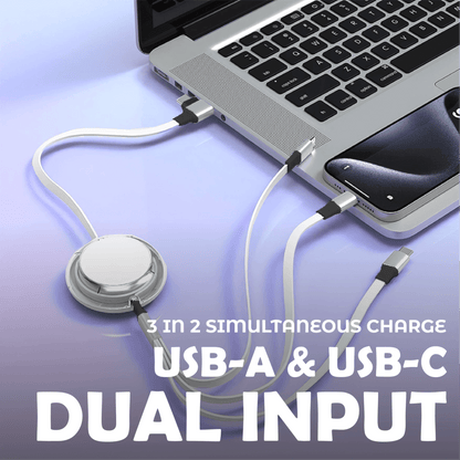3 IN 2 Quick Charge Cable With Data Transfer Executive Gifts Singapore