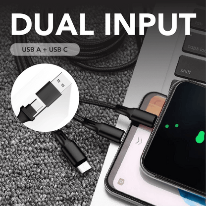 3 IN 2 Fast Charging Cable Executive Gifts Singapore