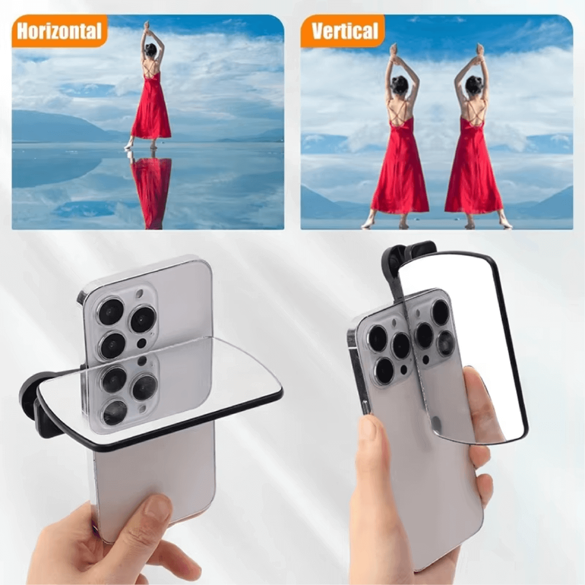 Selfie Reflection Mirror Clip Adjustable Executive Corporate Gifts Singapore