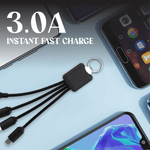 3 in 2 Fast Charging Cable (Rectangular) Corporate Gifts Singapore