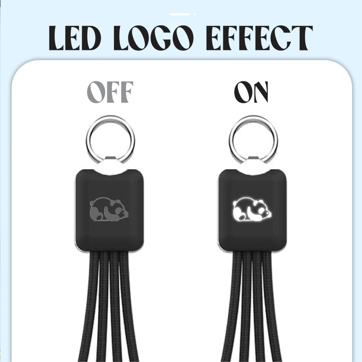 3 in 2 Fast Charging Cable (Rectangular) Corporate Gifts Singapore