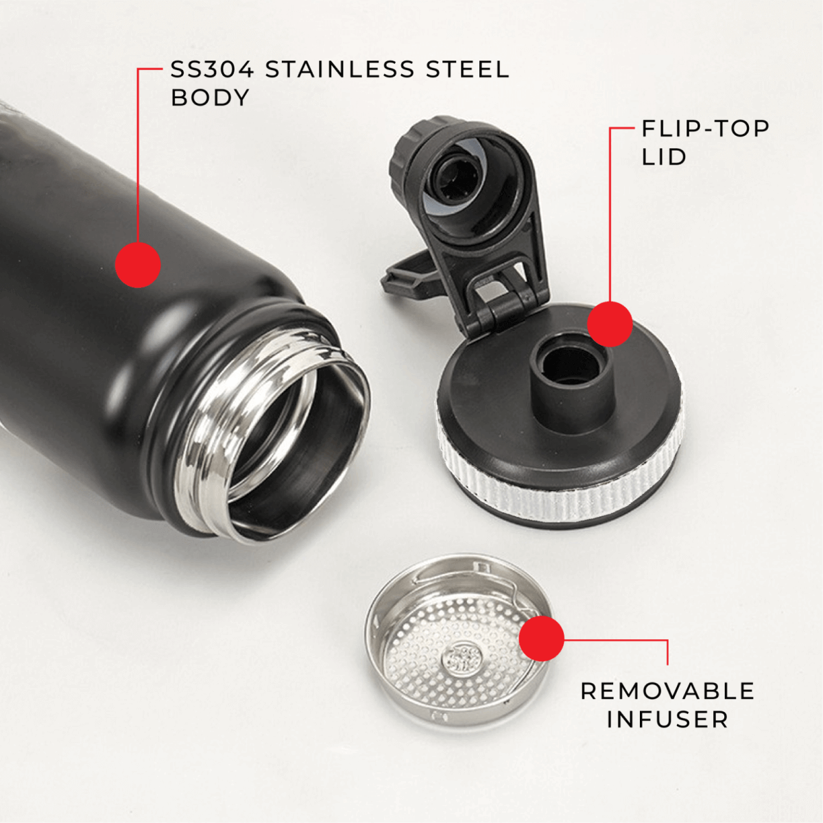 800ml Stainless Steel Vacuum Bottle Corporate Gifts Singapore