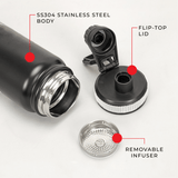 800ml Stainless Steel Vacuum Bottle Corporate Gifts Singapore