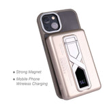 Multifunctional Fast Charging Powerbank 10000MAH with strong magnet for mobile phone wireless charging.