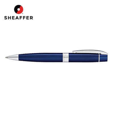 Sheaffer® 300 Glossy Blue with Chrome Trims Ballpoint Pen Corporate Gifts Singapore