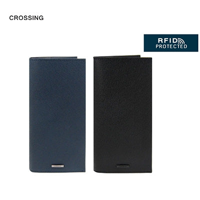 Crossing Elite Long Leather Wallet RFID Executive Gifts Singapore