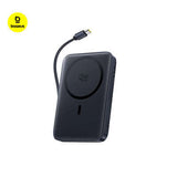 Baseus PicoGo AM61 Qi2.2 Magnetic Power Bank 10000mAh 45W with USB-C cable attached