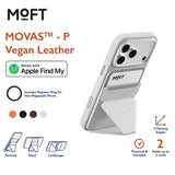 MOFT Trackable Snap-on Phone Stand & Wallet with Apple Find My (Magnetic Compatible)