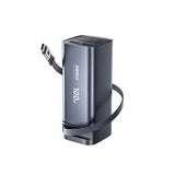Remax FC-22 Powerbank with Type-C Retractable Cable 20000mAh, portable charger with retractable cable.
