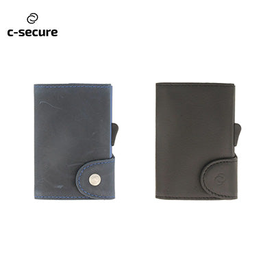 C-Secure Italian Leather Wallet With Coin Pouch Executive Gifts Singapore
