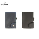 C-Secure Italian Leather Wallet With Coin Pouch