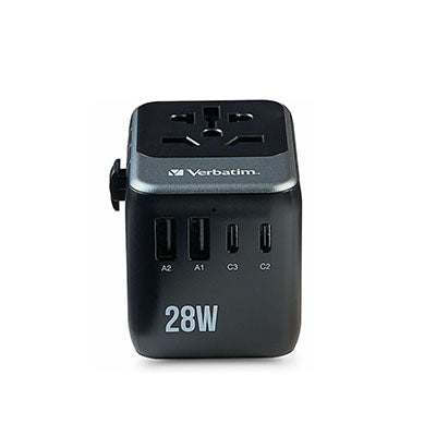 Verbatim 32122 Universal Travel Adapter 28W Executive Corporate Gifts Singapore