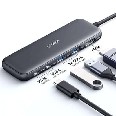 Anker 332 PowerExpand+ 5-in-1 USB-C Hub Executive Gifts Singapore
