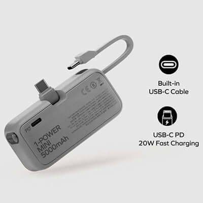 Momax 1-Power Mini 3-in-1 Power Bank 5000mAh Executive Corporate Gifts Singapore