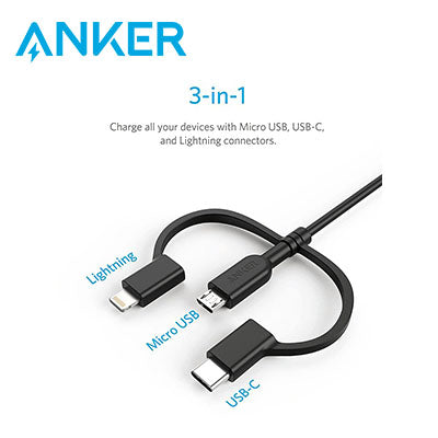 Anker PowerLine II 3-in-1 Cable Executive Corporate Gifts Singapore