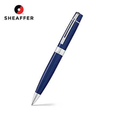 Sheaffer® 300 Glossy Blue with Chrome Trims Ballpoint Pen Corporate Gifts Singapore