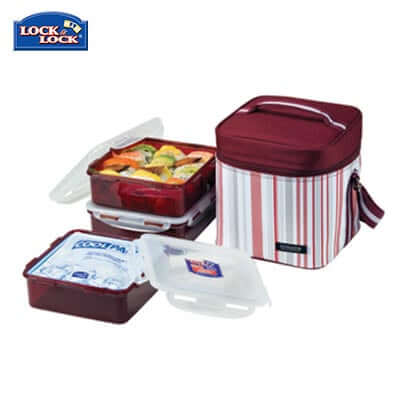 Lock & Lock 3 Pieces Lunch Box Set 1.2L Executive Corporate Gifts Singapore
