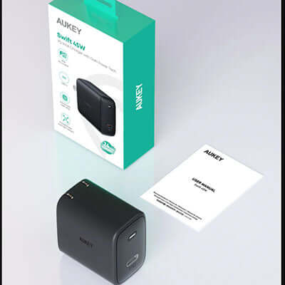 Aukey PA-F4 45W PD Wall Charger Executive Gifts Singapore