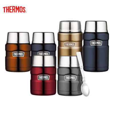 Thermos Stainless King Food Jar with Folding Spoon Executive Corporate Gifts Singapore
