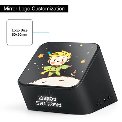 LED Logo Wireless Charging Bluetooth Speaker Executive Corporate Gifts Singapore