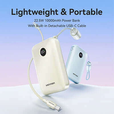 Vention Mini 10000mAh Power Bank 22.5W Corporate Gift Singapore