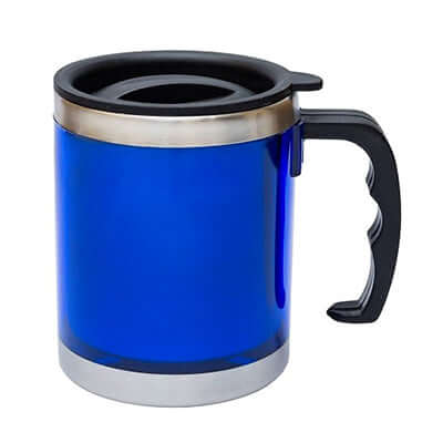 Classic Stainless Steel Mug with handle and Lid Executive Corporate Gifts Singapore