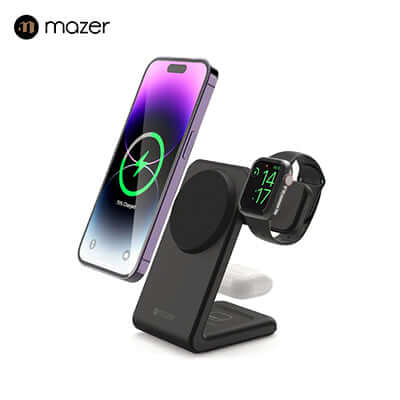 Mazer MagStand One 3-in -1 Wireless Charger Executive Corporate Gifts Singapore