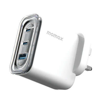 Momax 1-Charge Flow+ 3-Port GaN Charger 80W