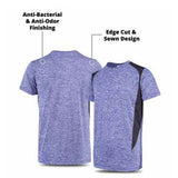 Ultifresh Heather Edge Crew Neck T-Shirt (Unisex)