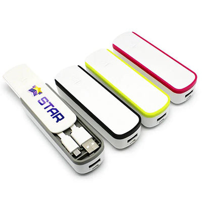 Mini Power Bank with in-Built Cable Executive Corporate Gifts Singapore