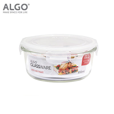 Algo Glass Round Container 850ml | AbrandZ Corporate Gifts