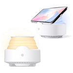 Bluetooth Speaker with Night Light and Wireless Charger