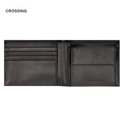 Crossing Infinite Bi-Fold Leather Wallet [12 Card Slots] RFID Executive Gifts Singapore
