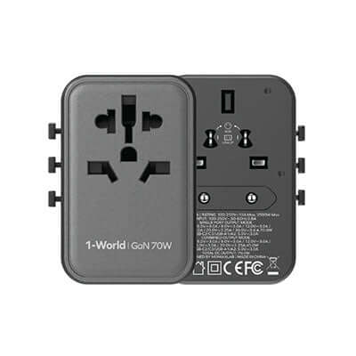 Momax 1-World Universal 5-Port Travel GaN Charger 70W Executive Corporate Gifts Singapore