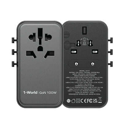 Momax 1-World Universal 4-Port Travel GaN Charger 100W Executive Corporate Gifts Singapore
