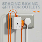 TESSAN Multi Plug Extension Wall Adapter with 2 USB and Type C Corporate Gifts Singapore