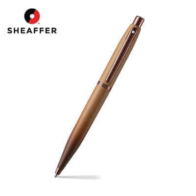 Sheaffer® Coffee Edition Matt Brown Ballpoint Pen with Regal Brown PVD Trims Corporate Gifts Singapore